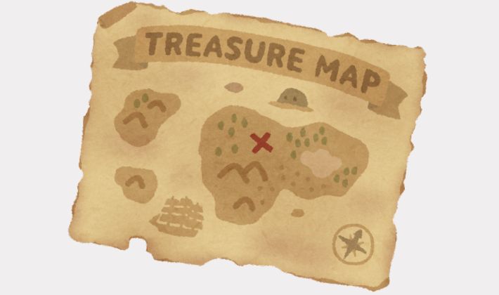 プリンセス天功の埋蔵金の地図画像